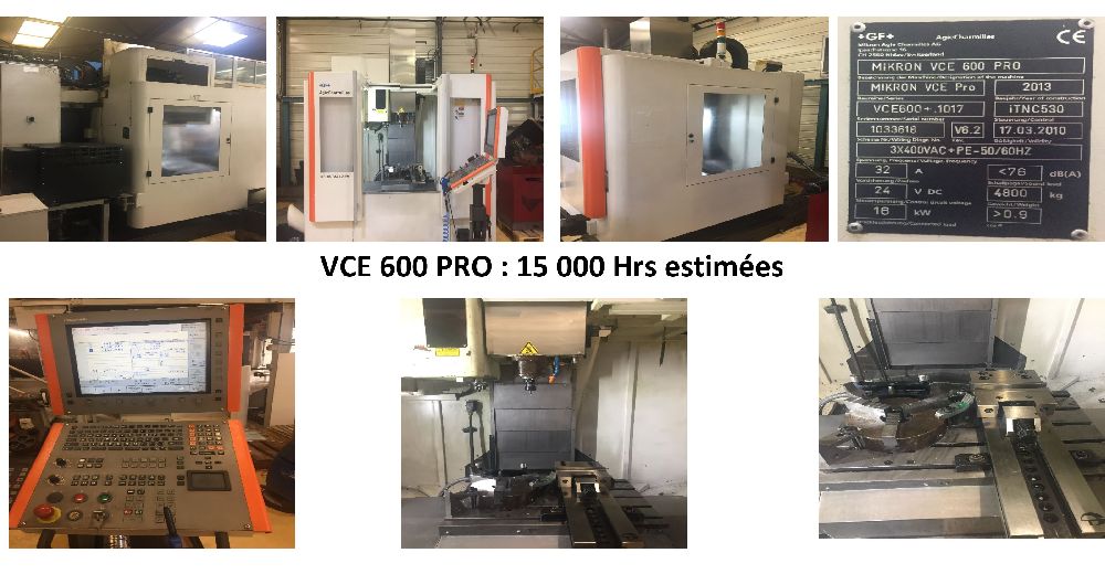 MIKRON VCE 600 PRO CNC VERTICAL MACHINING CENTRE