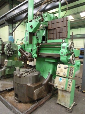 WEBSTER & BENNETT 36 EH ELEVATING RAIL VERTCAL TURNING LATHE / BORING MACHINE