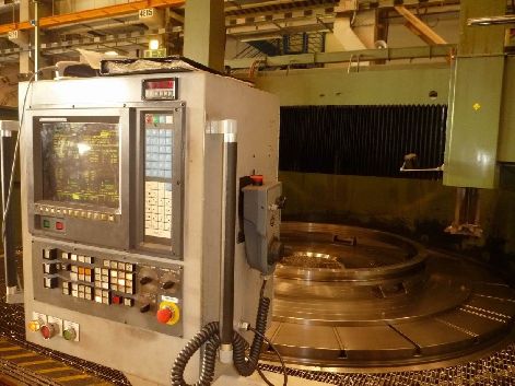 FARREL CNC DUAL RAM VERTICAL TURNING LATHE - C AXIS (5.1M SWING)