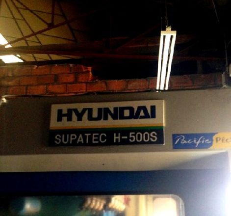 HYUNDAI SUPATECH H-500S TWIN PALLET HORIZONTAL MACHINING CENTRE