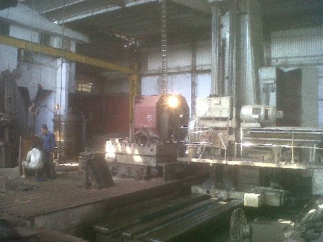 SCHARMANN HBM50/95 QUILL TYPE HEAVY DUTY HORIZONTAL BORING MACHINE WITH ROTARY TABLE