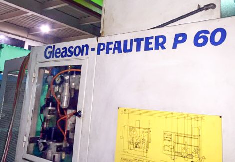 GLEASON-PFAUTER P60 CNC GEAR HOBBER WITH AUTO LOADIER AND SKIVING