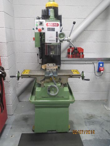 ARICAS GEM 500G GEARED HEAD MILLING MACHINE