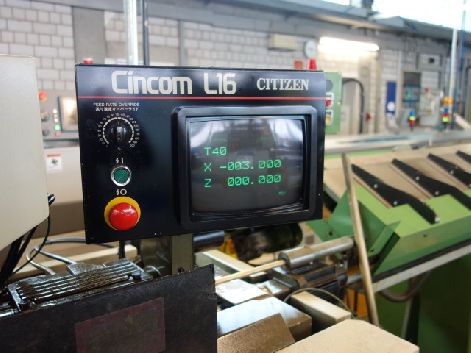 CITIZEN L16 CNC SLIDING HEAD LATHE