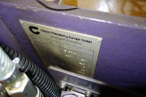 CITIZEN L20 (520) CNC SLIDING HEAD LATHE