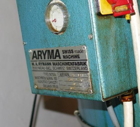 ARYMA 25 LIT (SWISS) SWARF CENTRIFUGE/SPINNER