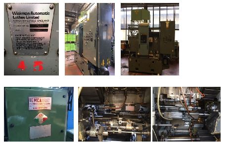 3 OFF WICKMAN MULTISPINDLE LATHES 1INCH X 6 MODELS WITH ELECTROMAGNETIC CLUTCHES AND VARIOUS TOOLING PRICE FOR LOT