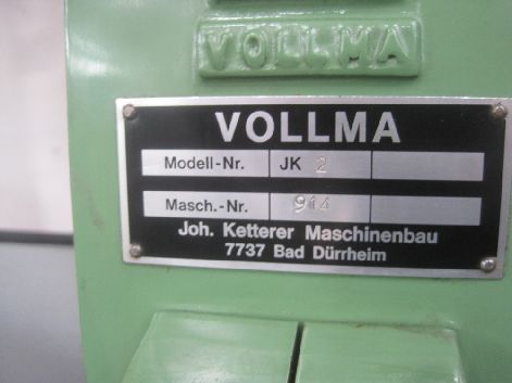 VOLLMA JK-2 KNEE TYPE MILLING MACHINE