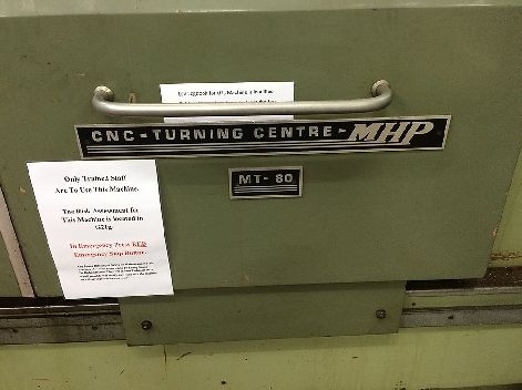 MHP MT80 CNC LATHE (EX-UNIVERSITY MACHINE)