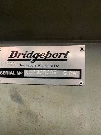 BRIDGEPORT INTERACT 1 MK2 CNC VERTICAL MILLING MACHINE (EX SCHOOL MACHINE)