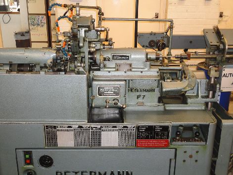 PETERMANN P7R SLIDING HEAD CAM AUTOMATIC LATHES (QTY 3) C/W LARGE QTY OF ADDITIONAL SPARES AND TOOLING.