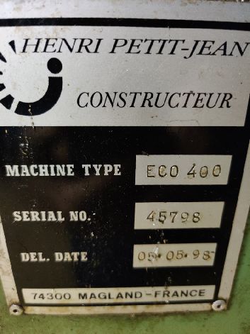 HENRI PETIT-JEAN ECO 400 CENTRIFUGE / SWARF / OIL SPINNER