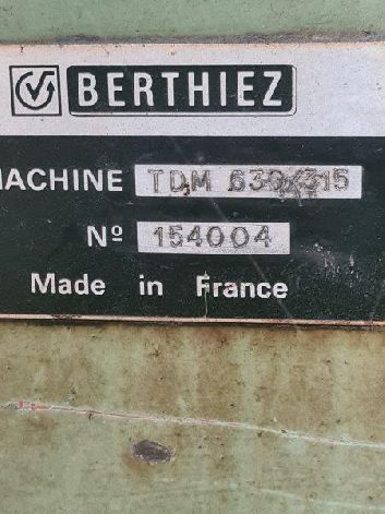 BERTHIEZ TDM 630/315  VERTICAL BORER LATHE (9700MM X 4900MM)