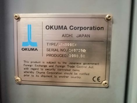 OKUMA LB4000EXII CX1500 CNC TURNING CENTRE