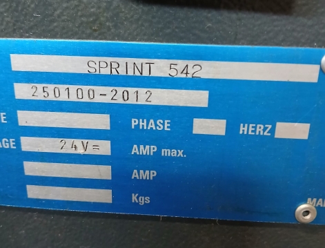 LNS SPRINT 542 AUTOMATIC MAGAZINE BAR LOADER (3M)
