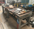 CAST IRON MARKING/BED TABLE - 2.7M X 1.07M CAST IRON MARKING/BED TABLE - 2.7M X 1.07M