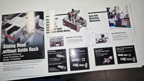 CHIAH CHYUN CB-32M 7-AXIS CNC SLIDING HEAD LATHE CHIAH CHYUN CB-32M 7-AXIS CNC SLIDING HEAD LATHE